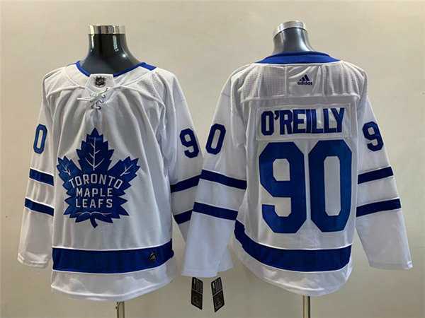 Men%27s Toronto Maple Leafs #90 Ryan O%27Reilly White Stitched Jersey1